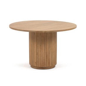 KAVE HOME Licia spisebord, rund - natur mangotr (120)