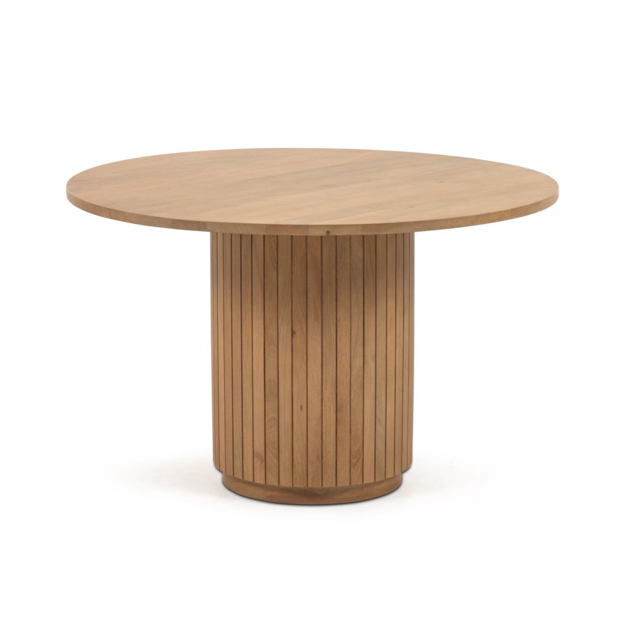 KAVE HOME Licia spisebord, rund - natur mangotr (120)