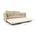 KAVE HOME Tanit sovesofa - beige stof og natur bg
