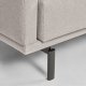 KAVE HOME Galene 3 pers. sofa - beige genbrugsfibre og jern