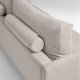 KAVE HOME Galene 3 pers. sofa - beige genbrugsfibre og jern
