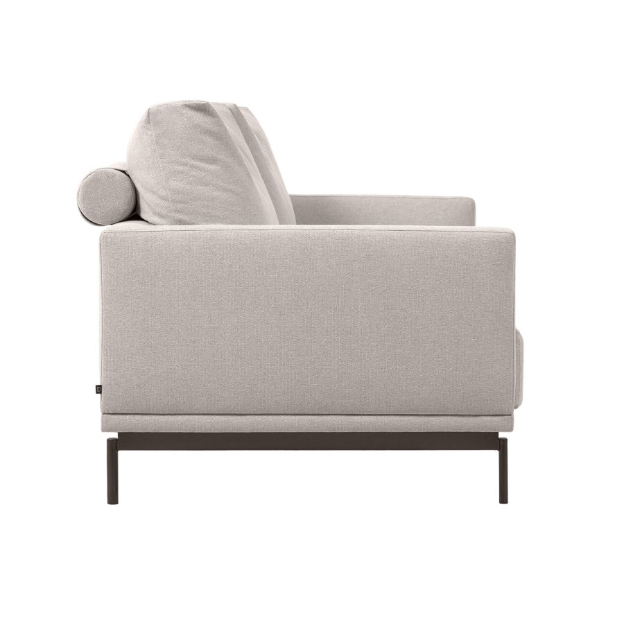 KAVE HOME Galene 3 pers. sofa - beige genbrugsfibre og jern