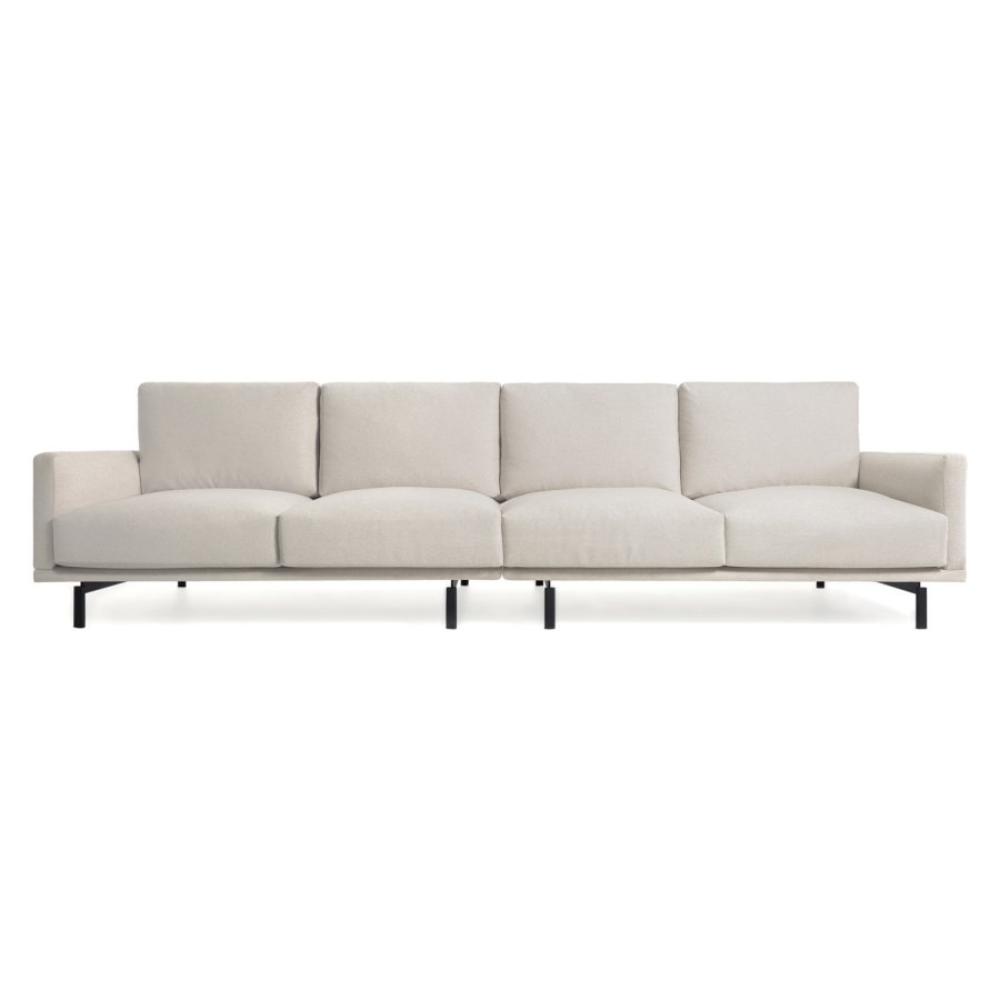 KAVE HOME Galene 4 pers. sofa - beige genbrugsfibre og jern