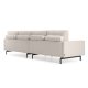 KAVE HOME Galene 4 pers. sofa - beige genbrugsfibre og jern