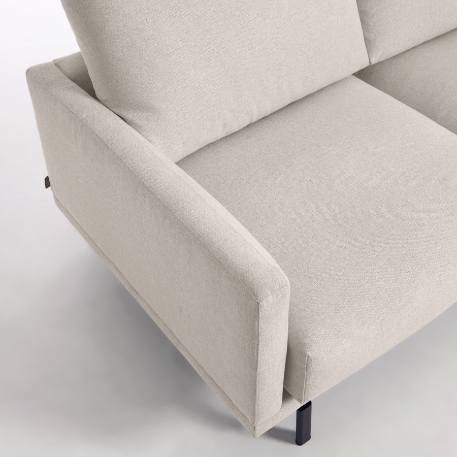 KAVE HOME Galene 4 pers. sofa - beige genbrugsfibre og jern
