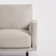 KAVE HOME Galene 4 pers. sofa - beige genbrugsfibre og jern