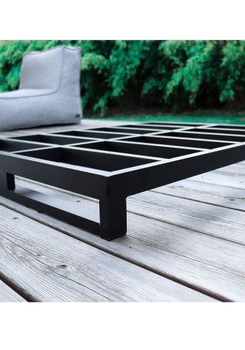 TROISPOMMESHOME C2 Edge hjrnesofa - lysegr stof