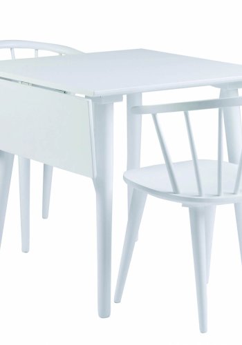 ROWICO Carmen spisebordsstol - hvidt tr, m. armln