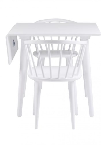 ROWICO Carmen spisebordsstol - hvidt tr, m. armln