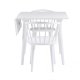 ROWICO Carmen spisebordsstol - hvidt tr, m. armln