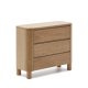 KAVE HOME Salaya kommode lavet af ask krydsfiner 120 x 80 cm