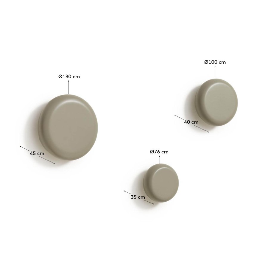 KAVE HOME Nadue st med 3 vgkroge i massiv bgetr med gr finish