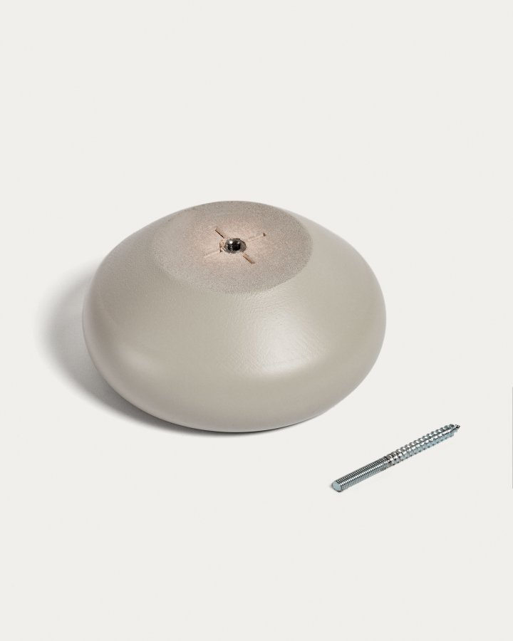 KAVE HOME Nadue st med 3 vgkroge i massiv bgetr med gr finish