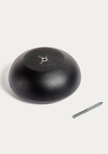 KAVE HOME Nadue st med 3 massiv bgetr vgkroge med naturlige, gr og sorte finish