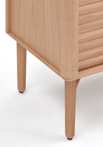 KAVE HOME Lenon skab, m. 4 lger - natur egefinér og egetr