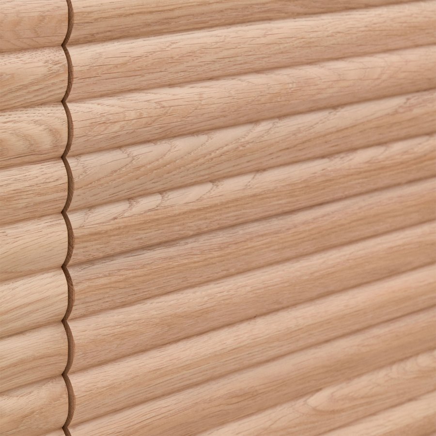 KAVE HOME Lenon skab, m. 4 lger - natur egefinér og egetr