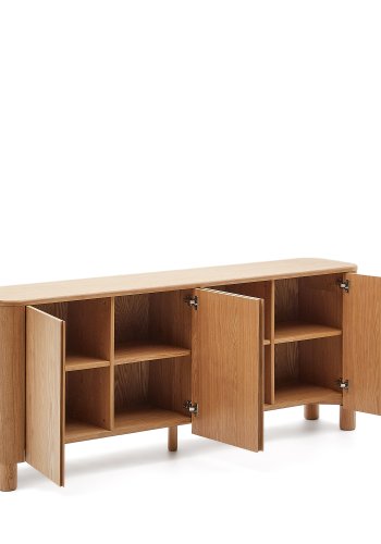 KAVE HOME Salaya sknk i ask krydsfiner, 200 cm x 79 cm