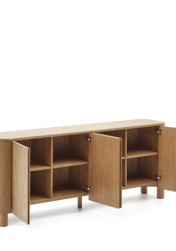 KAVE HOME Salaya sknk i ask krydsfiner, 200 cm x 79 cm