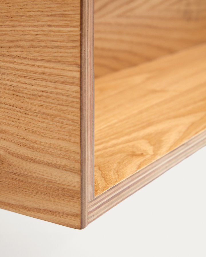 KAVE HOME Octavia hylde lavet af ask krydsfiner 120 x 20 cm