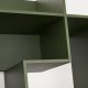 KAVE HOME Ina modulopbygget reol i grnlakeret MDF 80 x 80cm FSC 100%