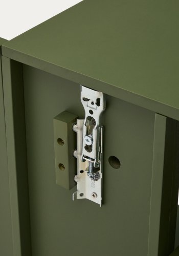 KAVE HOME Ina modulopbygget reol i grnlakeret MDF 80 x 80cm FSC 100%