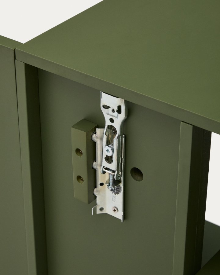 KAVE HOME Ina modulopbygget reol i grnlakeret MDF 80 x 80cm FSC 100%