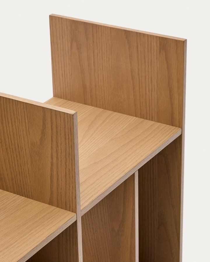 KAVE HOME Ina modulopbygget reol i egefiner med naturlig finish 80 x 80 cm FSC 100%
