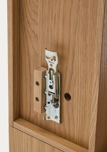 KAVE HOME Ina modulopbygget reol i egefiner med naturlig finish 80 x 80 cm FSC 100%