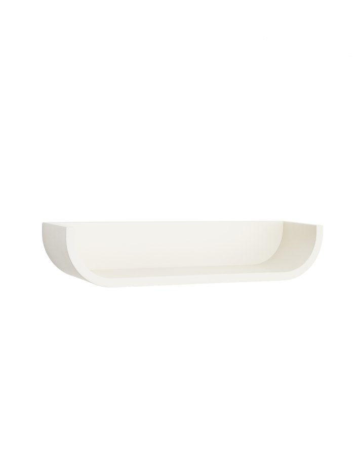 KAVE HOME Salaya hylde i lakeret beige ask lamineret krydsfiner 60 x 12 cm