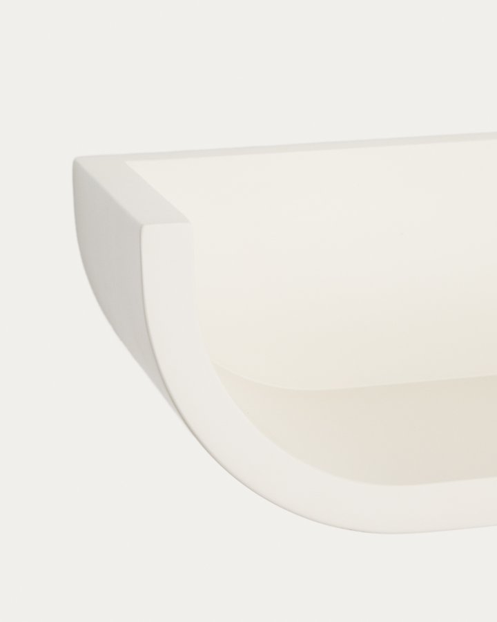 KAVE HOME Salaya hylde i lakeret beige ask lamineret krydsfiner 60 x 12 cm