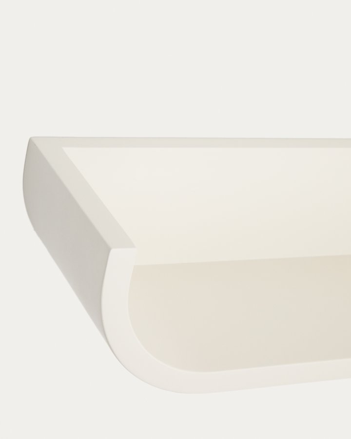 KAVE HOME Salaya hylde i lakeret beige ask lamineret krydsfiner 60 x 12 cm