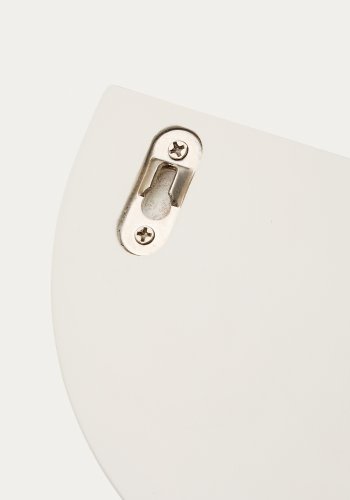 KAVE HOME Salaya hylde i lakeret beige ask lamineret krydsfiner 60 x 12 cm