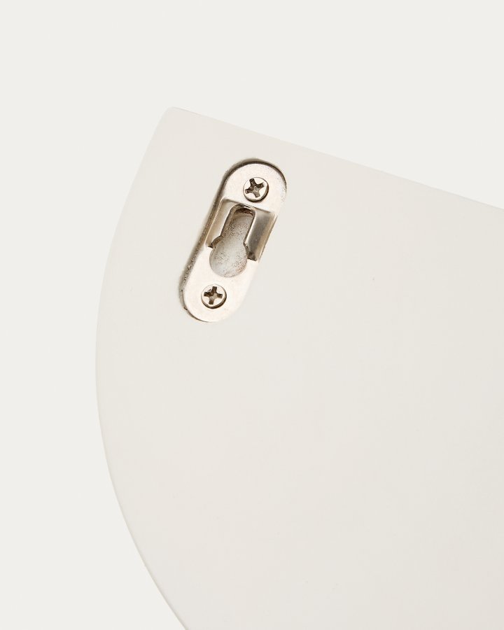 KAVE HOME Salaya hylde i lakeret beige ask lamineret krydsfiner 60 x 12 cm