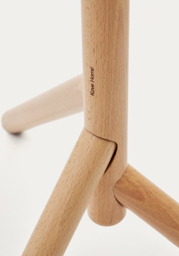 KAVE HOME Nadue knagerkke i massiv bgetr med naturlig finish 170 cm