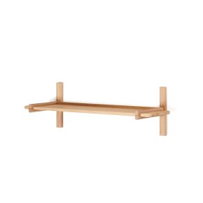 KAVE HOME Sitra modulhylde, 1 massiv egetrshylde i naturlig finish, 90 cm, FSC Mix Credit