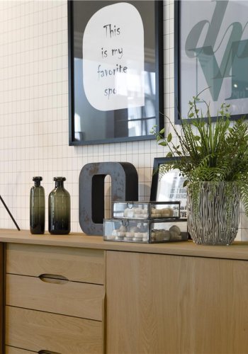 ACT NORDIC Marte sknk - oliebehandlet tr, m. 4 skuffer og 2 lger