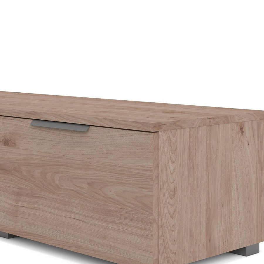 TVILUM Match TV-bord, m. 1 hylde og 2 skuffer - natur folie og plastik (172,7x39,9)