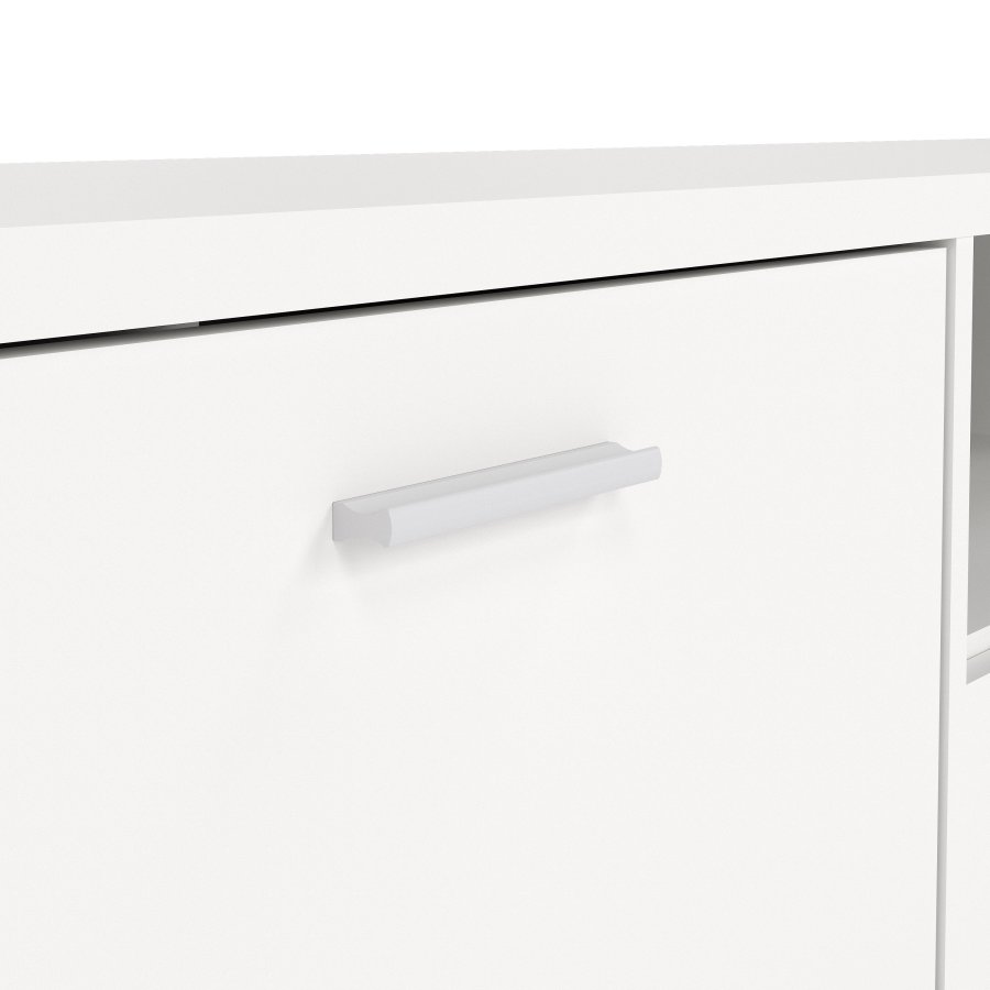 TVILUM Media TV-bord, m. 2 lger og 1 skuffe - hvid folie/spnplade (177.2x39.8)