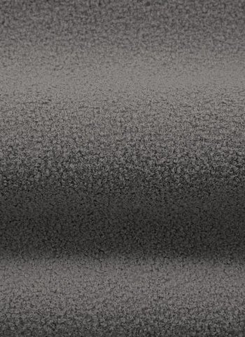 MICADONI Chuck drejestol, 1 sde - gr chenille og sort plast