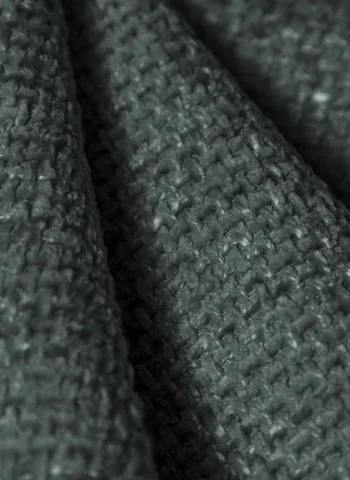 MICADONI Miley chaiselong, venstre - petrol chenille og sort plast (150x95x70)