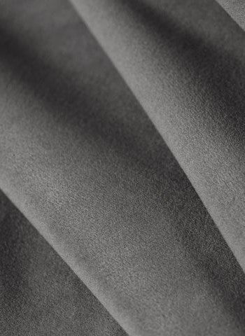 MICADONI Miley chaiselong, venstre - gr fljl og sort plast (150x95x70)