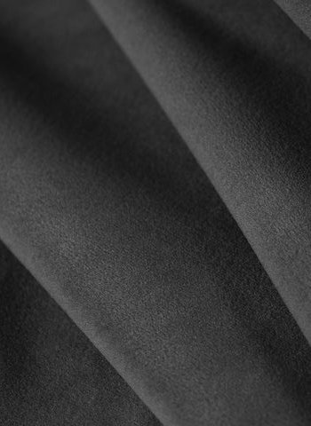 MICADONI Miley chaiselong, venstre - gr fljl og sort plast (150x95x70)