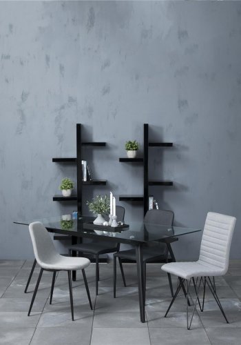 ACT NORDIC Monti spisebord - glasplade og metalben