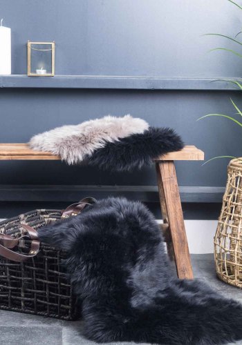 HOUSE NORDIC lammeskindshynde - mushroom, gte NeUge  Zealandsk skind ( 35)