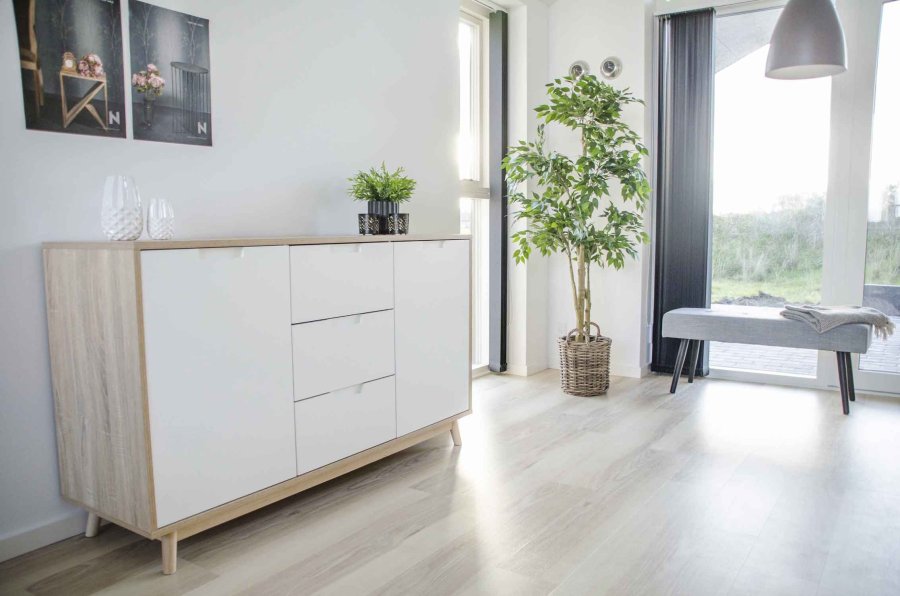 HOUSE NORDIC Caor kurve - flettet cubu rattan, rund, m. hanke (st m. 4)