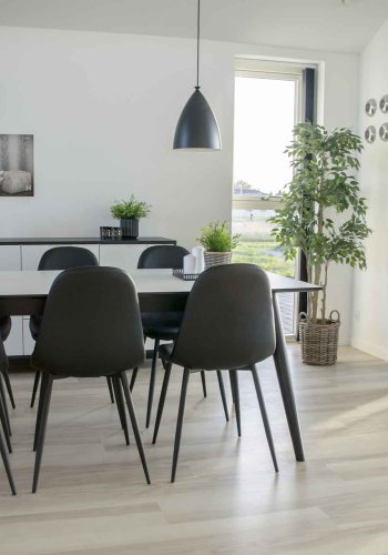 HOUSE NORDIC Caor kurve - flettet cubu rattan, rund, m. hanke (st m. 4)