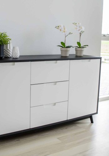 HOUSE NORDIC Caor kurve - flettet cubu rattan, rund, m. hanke (st m. 4)