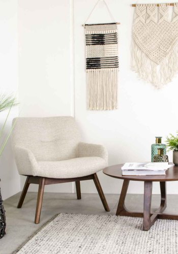 HOUSE NORDIC Hellerup sofabord - valnd, rund ( 75)