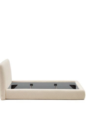 KAVE HOME Martina sengebetrk i ecru bouclé til en 90 x 200 cm madras