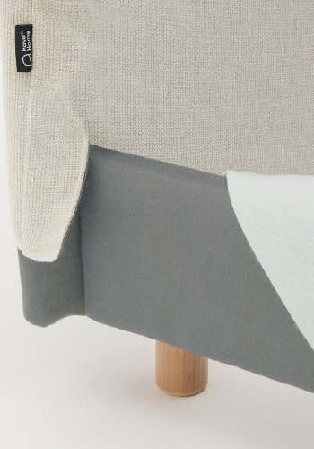 KAVE HOME Pearl chenille betrk til Valma sengen til en 180 x 200 cm madras
